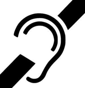 hearing impaired logo