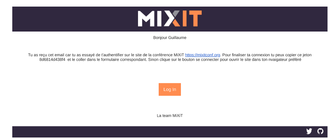 Exemple mail envoyé